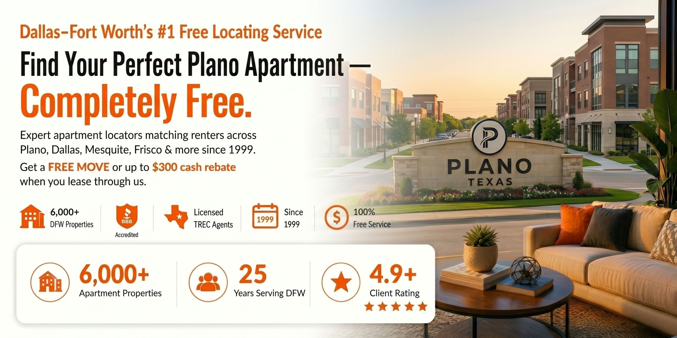 Plano apartment locators